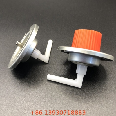 Katup lurus Stem Butane Gas Valve dengan 1/4 Inch NPT Outlet Thread dan Buna Outer Gasket