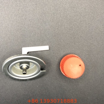 Handle Color Black Butane Gas Valve dengan CGA 600 Inlet Thread