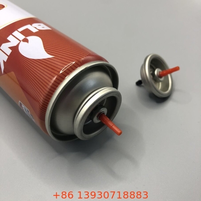 Universal Butane Lighter Gas Refill Gas Valve Fitting dengan desain ergonomis