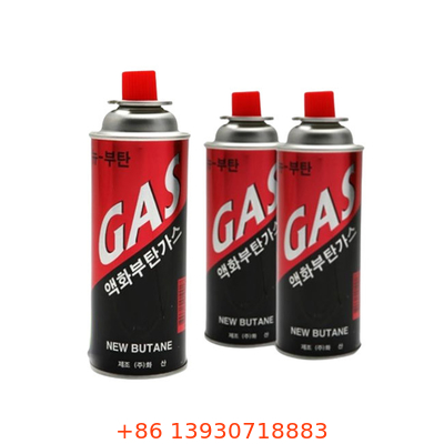 Kanister Gas Butane Dinding Langsung untuk Kartrid Gas Butane Komoditas Oranye Etc Paling Baik