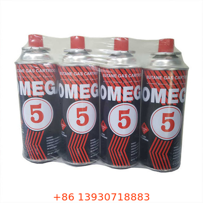 Butan Gas Canister 65 X 158 Mm Isi Paket untuk Gas dan Gas Ringan