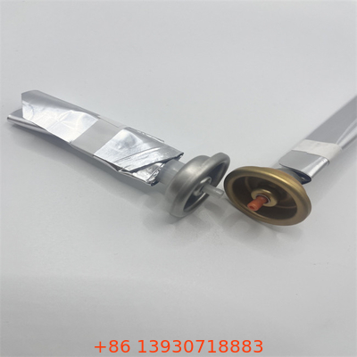 Silver Cylinder Bag On Valve Aerosol Tanpa Kebocoran Penguncian Ramah Lingkungan