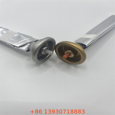 Kapasitas yang disesuaikan Silver Cylinder Aerosol Bag On Valve Dengan Leak Proof Plastic