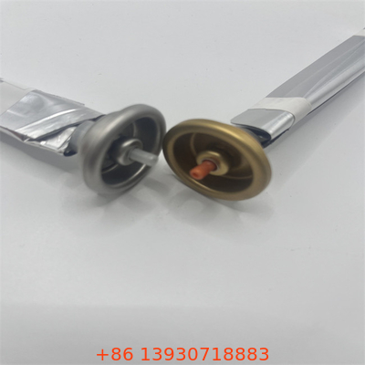 Silver Cylinder Bag On Valve Aerosol Tanpa Kebocoran Penguncian Ramah Lingkungan