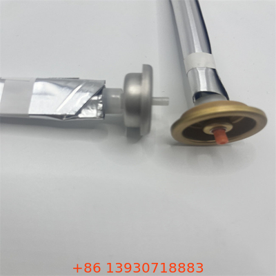 Kapasitas yang disesuaikan Silver Cylinder Aerosol Bag On Valve Dengan Leak Proof Plastic