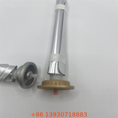 Eco Friendly Silver Cylinder Bag On Valve Aerosol dengan segel anti bocor dan rentang suhu yang luas