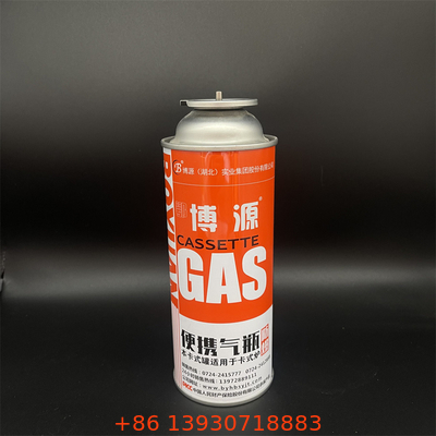 Kapas Gas Butane Portable untuk Kompor Camping. 250g Kartrid Bahan Bakar Butane Efisiensi Tinggi.