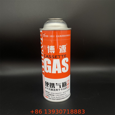 Kapas Gas Butane Portable untuk Kompor Camping. 250g Kartrid Bahan Bakar Butane Efisiensi Tinggi.