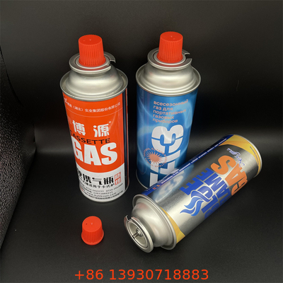 Kapas Gas Butane Portable untuk Kompor Camping. 250g Kartrid Bahan Bakar Butane Efisiensi Tinggi.