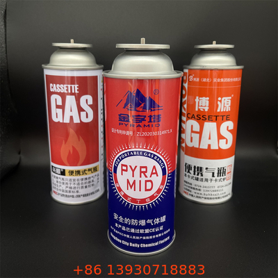 Kapasitas tinggi outdoor gas canister diperpanjang pasokan bahan bakar untuk kelompok berkemah dan ekspedisi