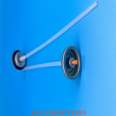 Stainless Steel Spring MDF Stethoscope Activator Valve Kit dengan Clear Lacquered Tinplate Mounting Cup
