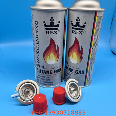Industri-Kelas 220g Butane Canister untuk peralatan pengelasan dengan tubuh tahan benturan