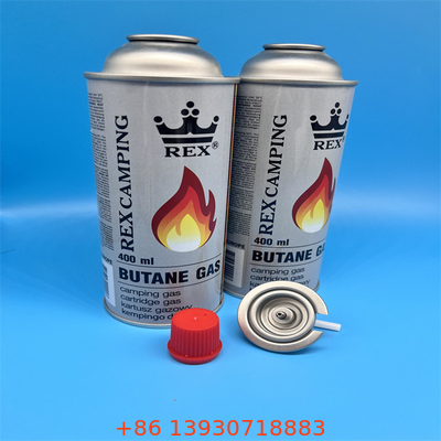 Dinding lurus Butane Gas Canister Kapasitas 220g Dan 227g Untuk Hot Pot Efisiensi Masak