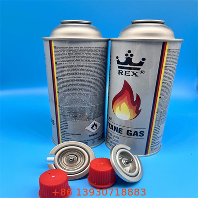 65 X 158 mm Butan Gas Canister untuk peralatan dapur luar ruangan
