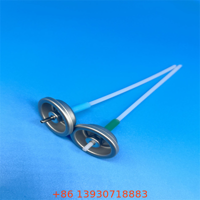 Meter Aluminium Aerosol Valve Single Use Button Actuator Perak Finish Tianjin Sampel Tersedia