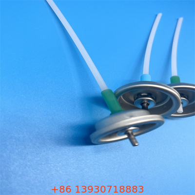 Meter Aluminium Aerosol Valve Button Actuator Mist Spray Kaleng Perak