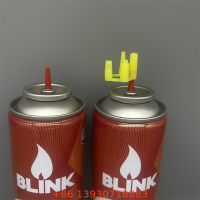 Waktu Pelaksanaan Pendek dan Katup Isi Ulang Logam / Plastik untuk Gas Lighter