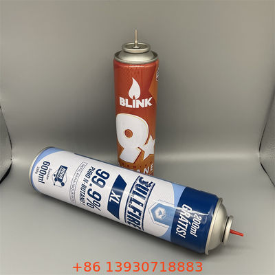 Premium Refillable Aerosol Empty Lighter Can Universal Butane Fuel Canisters untuk Lighter Utility