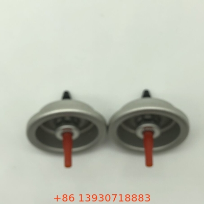 Katup isi ulang penyala gas butan merah dengan pegas stainless steel dan rumah terbalik