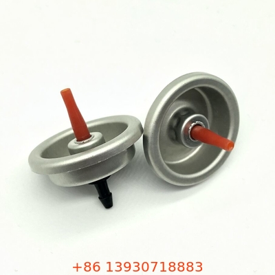 Katup isi ulang penyala gas butan merah dengan pegas stainless steel dan rumah terbalik