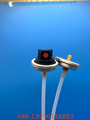 25.4mm Metal Paint Spray Can Valve dengan tabung penyelaman alami standar dan gasket luar Buna