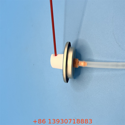 Natural Standard Dip Tube Spray Paint Valve dengan Stainless Steel Spring dan Buna Gasket