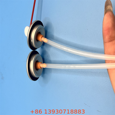 Kotak baja tahan karat Clear Lacquered Tinplate Valve untuk Spray Paint Aerosol Can