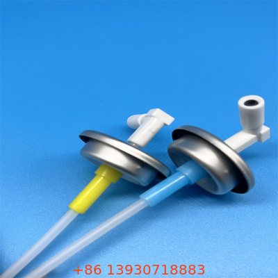 Aluminium mist metered aerosol valve dengan seal gasket untuk dispensing yang efektif