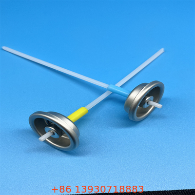 Aluminium Universal Button Actuator Diukur Aerosol Valve Mist Spray Pattern Sampel Gratis