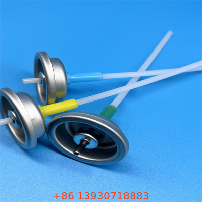 Aluminium mist metered aerosol valve dengan seal gasket untuk dispensing yang efektif
