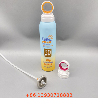 Botol tabir surya canggih dengan katup yang diaktifkan Perlindungan yang ditingkatkan untuk individu yang sadar akan matahari - Desain anti bocor