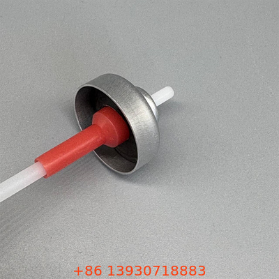 Ramah lingkungan 20mm Plastic Stem Metered Aerosol Valve untuk proyek DIY dengan bahan daur ulang