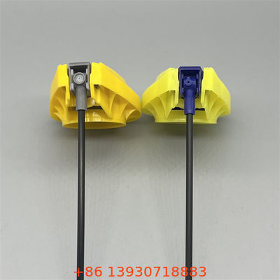 Tutup semprotan pemicu lipat dengan nozzle beraksi ganda untuk pembersihan industri