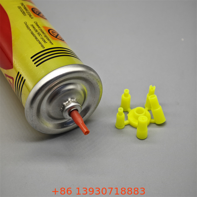 Katup isi ulang gas ringan premium dengan adaptor untuk penggemar outdoor dengan segel anti bocor dan pegangan yang mudah