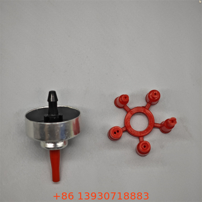 Katup isi ulang gas ringan premium dengan adaptor untuk penggemar outdoor dengan segel anti bocor dan pegangan yang mudah