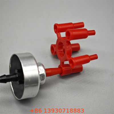 Katup pengisian ulang gas korek api ringkas dengan adaptor untuk pelancong dengan desain hemat ruang