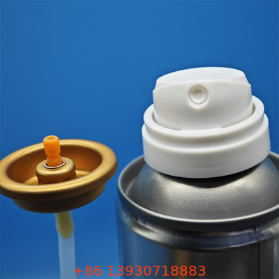 Katup penyegar udara semprotan aerosol yang aman untuk anak-anak untuk produk wewangian rumah dengan sistem dispenser yang tidak bisa dirusak