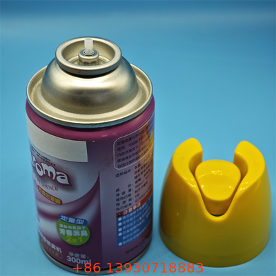Katup penyegar udara semprotan aerosol berkelanjutan untuk sistem pengisian ulang perhotelan dengan kontrol emisi rendah