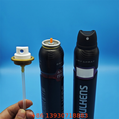 Katup Semprot Tubuh Deodorant Aerosol Berkinerja Tinggi untuk Merek Perawatan Pribadi dengan Dosis yang Diukur Presisi dan Aktuator Semprot 360 derajat