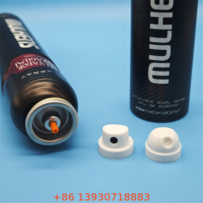 Katup Semprot Tubuh Deodorant Aerosol Berkinerja Tinggi untuk Merek Perawatan Pribadi dengan Dosis yang Diukur Presisi dan Aktuator Semprot 360 derajat