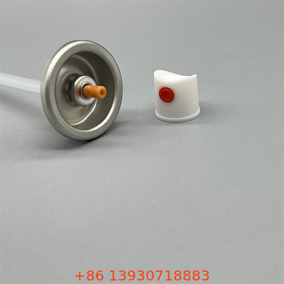 Katup Semprot Cat Aerosol 1 Inci dengan Aktuator Logam untuk Penggunaan Industri