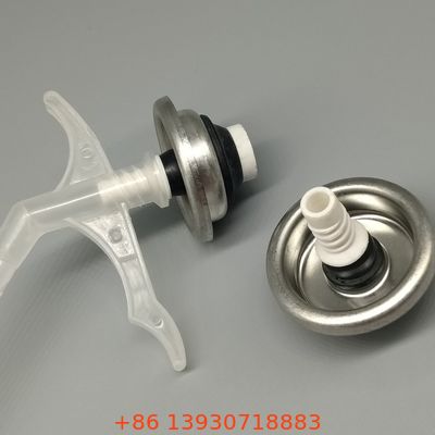 Polyurethane Aerosol Foam Valve Nozzle Dispensing Aerosol Efisiensi Tinggi untuk Penuh Celah Isolasi