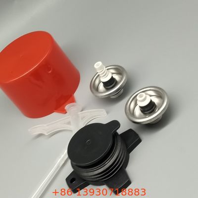 Katup segel polyurethane tugas berat kompatibel dengan kaleng aerosol standar