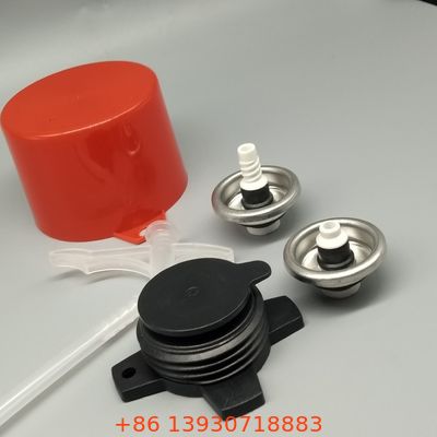 Aerosol PU Foam Valve Polyurethane Dispensing Nozzle Untuk Sealing Konstruksi