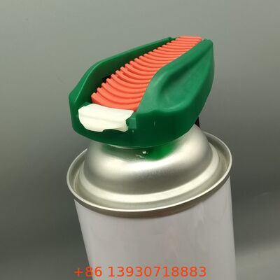 Aktuator pemicu aerosol dengan jerami ekstensi panjang untuk penyemprotan yang ditargetkan yang akurat