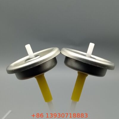 Precision 1 Inch Plastik dan Metal Stem Metering Aerosol Valve untuk Dispensasi Terkontrol