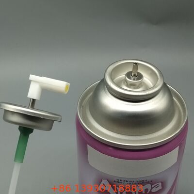 Precision 1 Inch Plastik dan Metal Stem Metering Aerosol Valve untuk Dispensasi Terkontrol