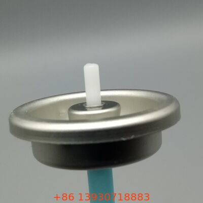 Katup pengukur aerosol dengan aktuator untuk semprotan penyegar udara dan kontrol bau