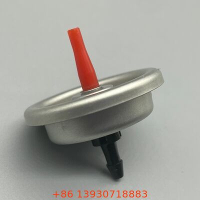 Katup Aerosol Isi Ulang Gas Ringan untuk Kaleng Isi Ulang Gas Butana dengan Batang Plastik