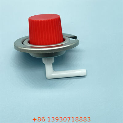 Katup aerosol tabung gas butan presisi tinggi untuk kompor portabel dan obor dengan anti kebocoran